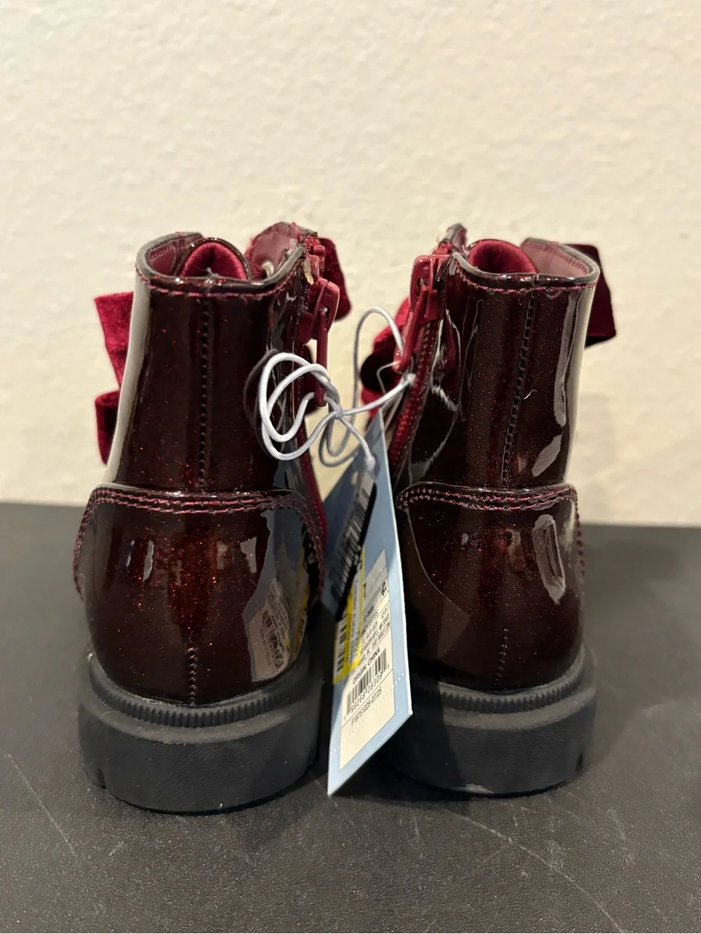 Toddler Estes Shimmer Combat Boots - Cat & Jack Size 7 NEW